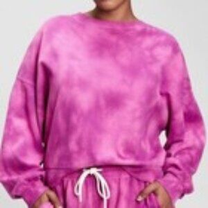Gap Shirt Womens S Purple Tie Dye Vintage Soft Crewneck Sweatshirt Basic Casual
